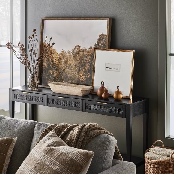 STUDIO MCGEE 36" x 30" Golden Forest Framed Wall Art: Modern Decor, MDF & Glass - Picture 2 of 3